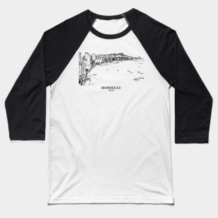 Honolulu - Hawaii Baseball T-Shirt